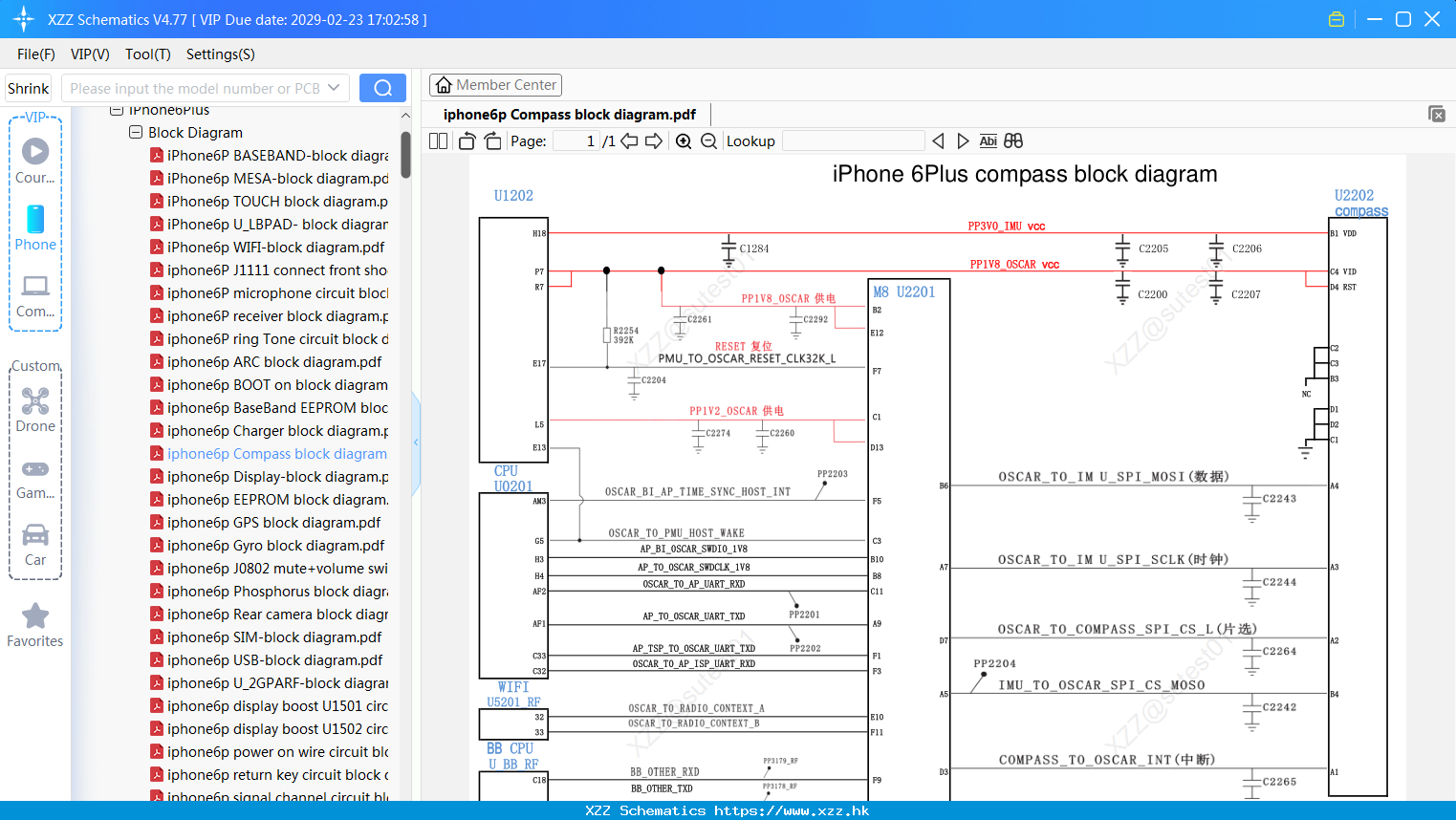 Iphone6p Compass Block Diagram